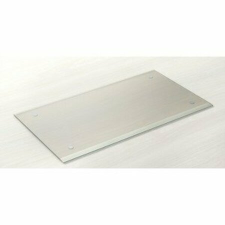 LORELL Deskpad, 36X20, Beveled, Clear LLR39659